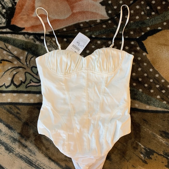 Zara Linen Corset Bodysuit - Picture 4 of 10